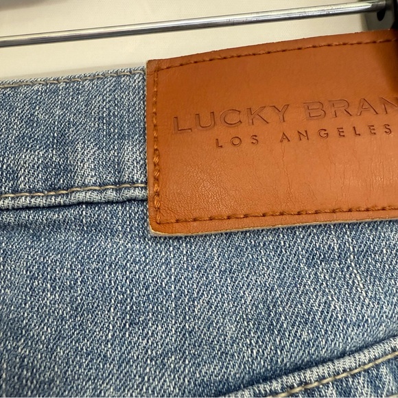 Lucky Brand High Rise Mom Jeans Drew Distressed Size 8/ 29 - Picture 12 of 12